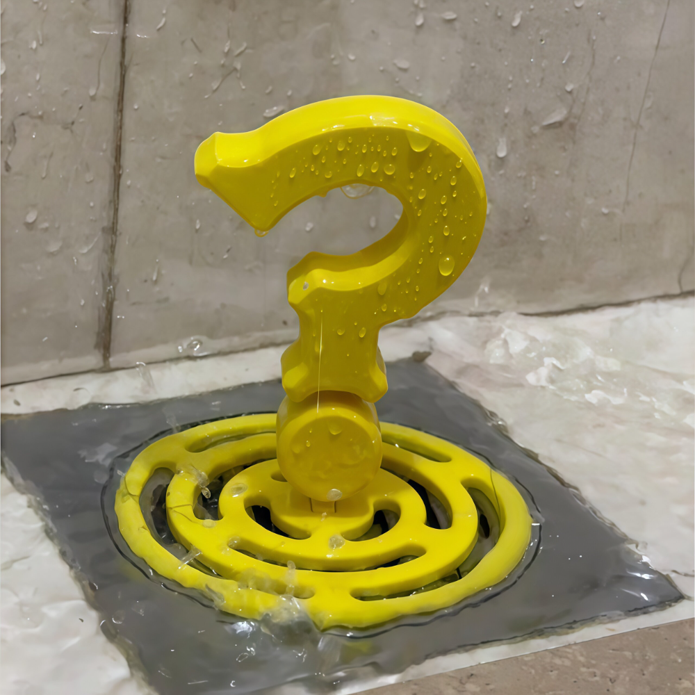 3D Printing Question - Creative 3d Question Mark Floor Drain