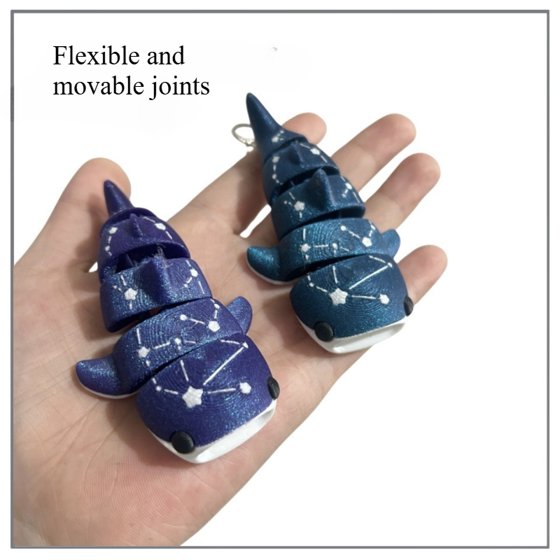 3D Printing Keychain - 3D Printed Shark Popular Toy Model