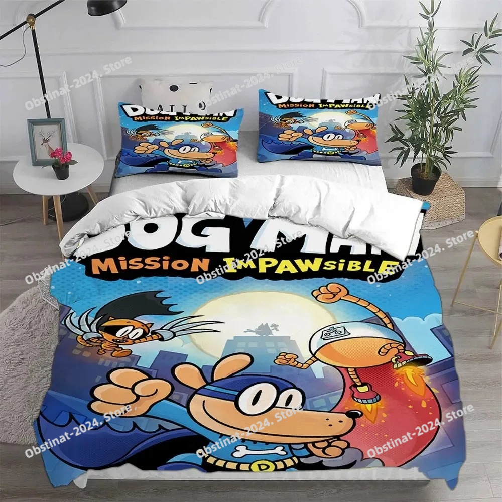 3D Printing Quilting - 3D printed cartoon dog men's bedding