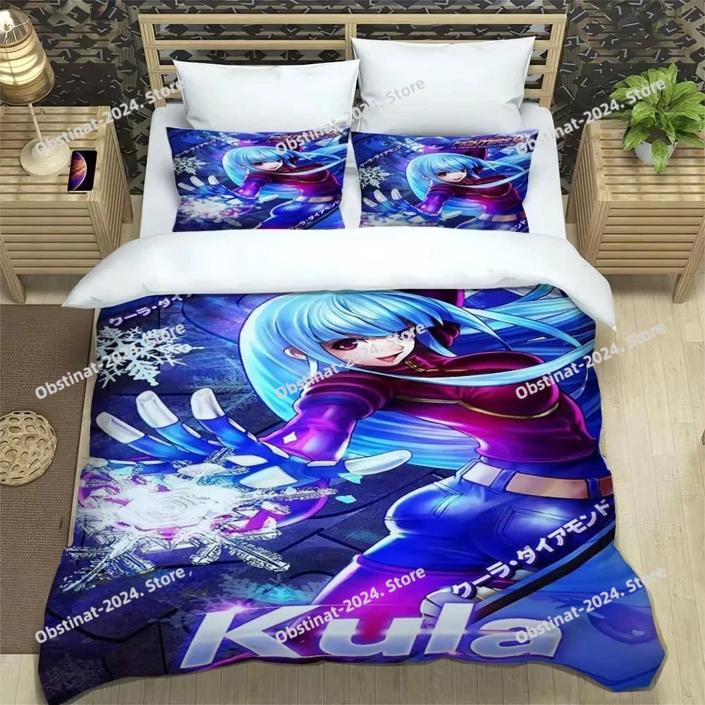3D Printing Quilting - KOF Game Cartoons 3D Bedding Set