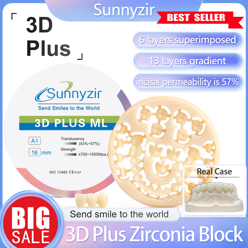 3D Printing Lego - Sunnyzir A1-A4 Zirconia Block 3D Pro