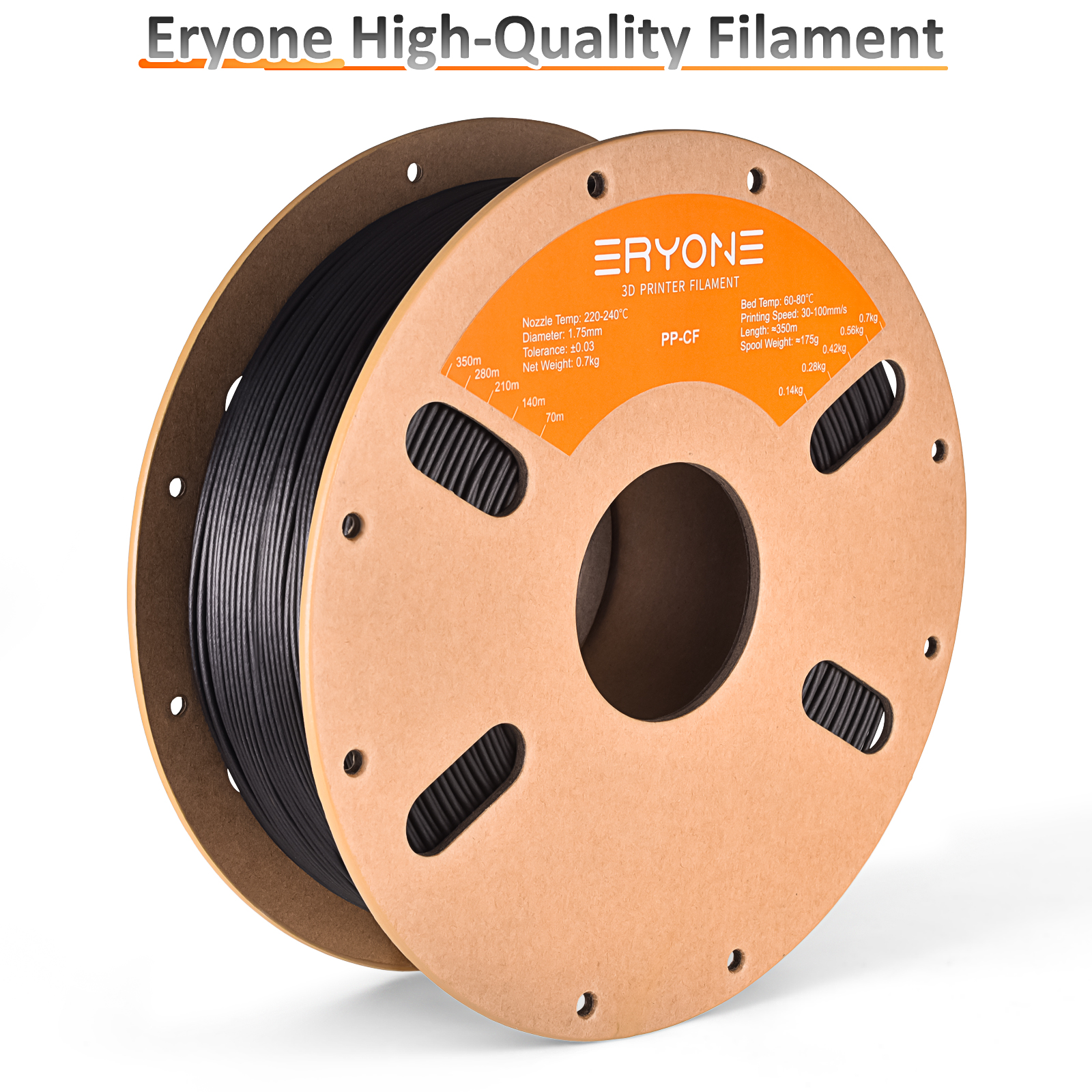 3D Printing With Pp - Eryone PP Carbon Fiber 0.7kg/PP 0.9kg