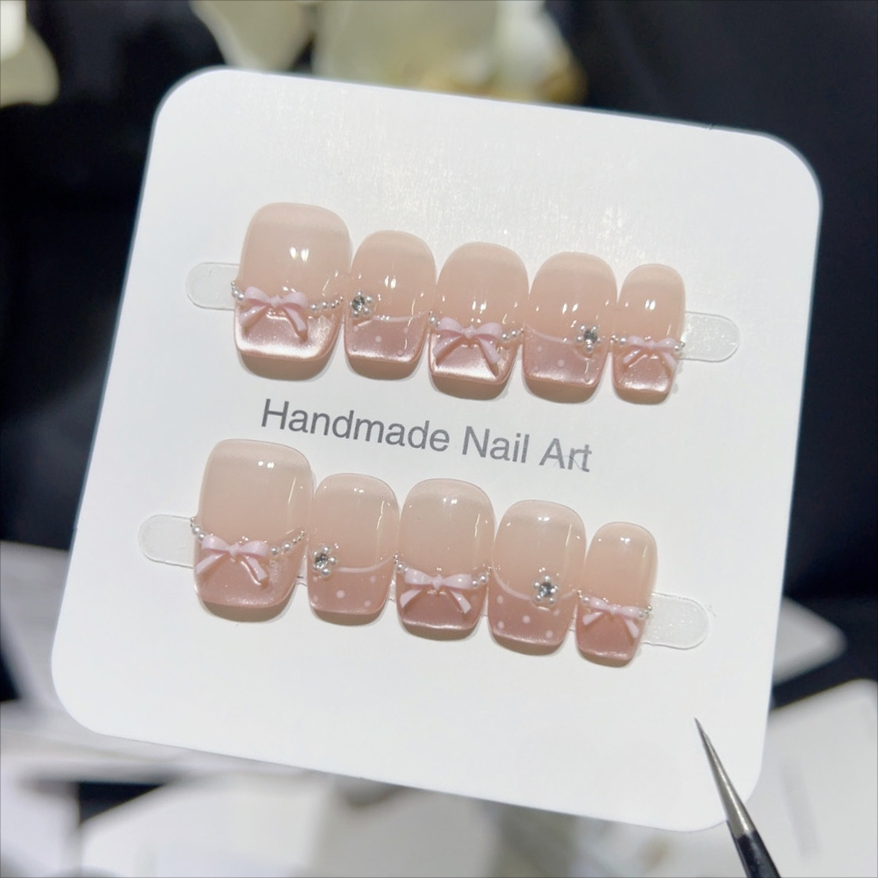 3D Printing Nails - 10pcs Summer Sweetheart Press on Nails