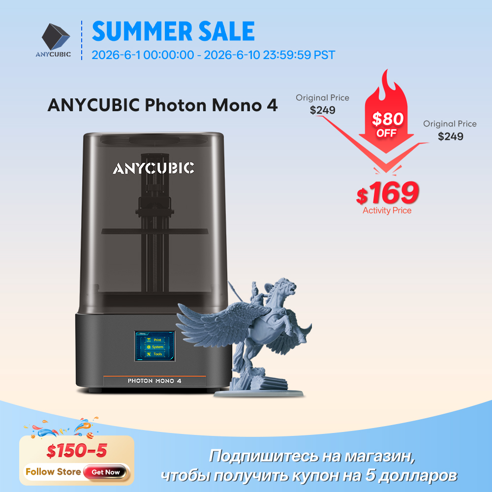 3D Printing Uv Sensitive Resin - PRESALE ANYCUBIC Photon Mono 4 AE