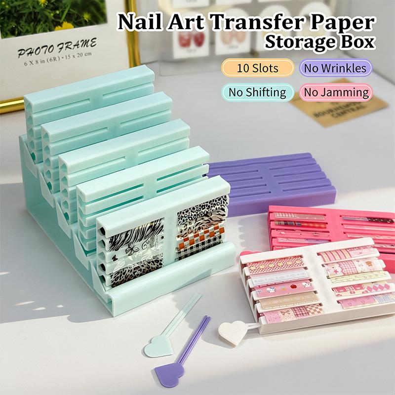 3D Printing Nails - ✨ Colorful Nail Transfer Paper Storage