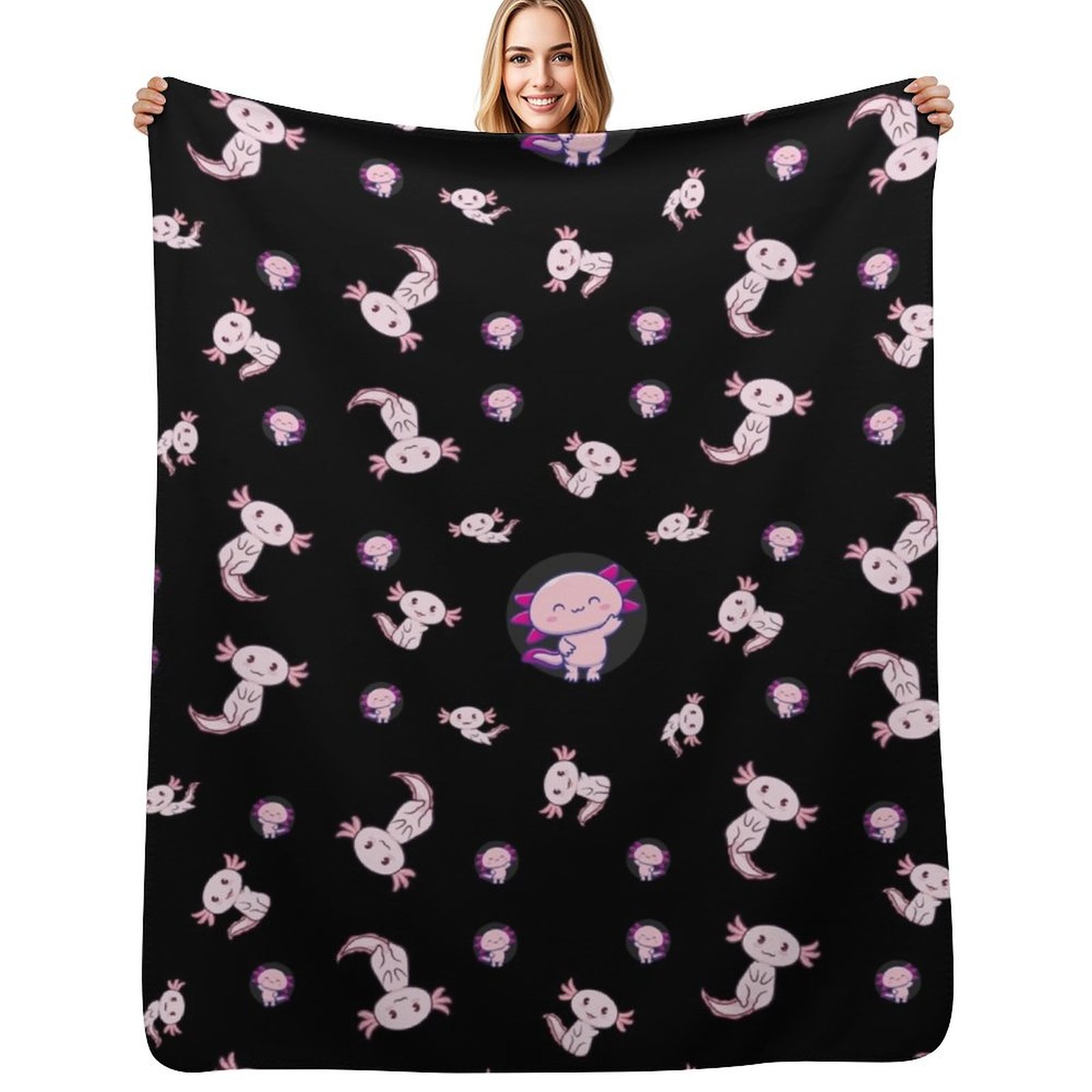 3D Printing Question - i axolotl questions Throw Blanket Stylish