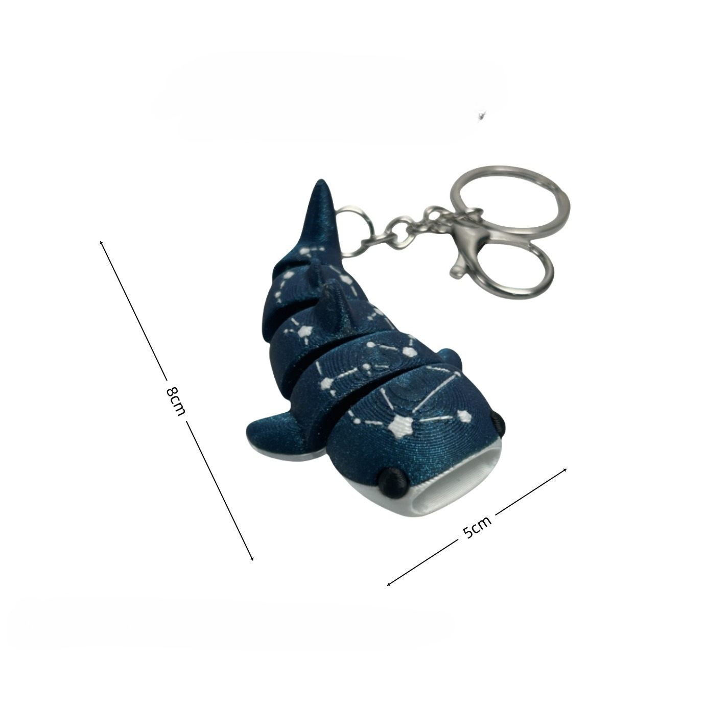 Multi-color 3D Printed Shark P - огляд і ціна 3D Printing Keychain
