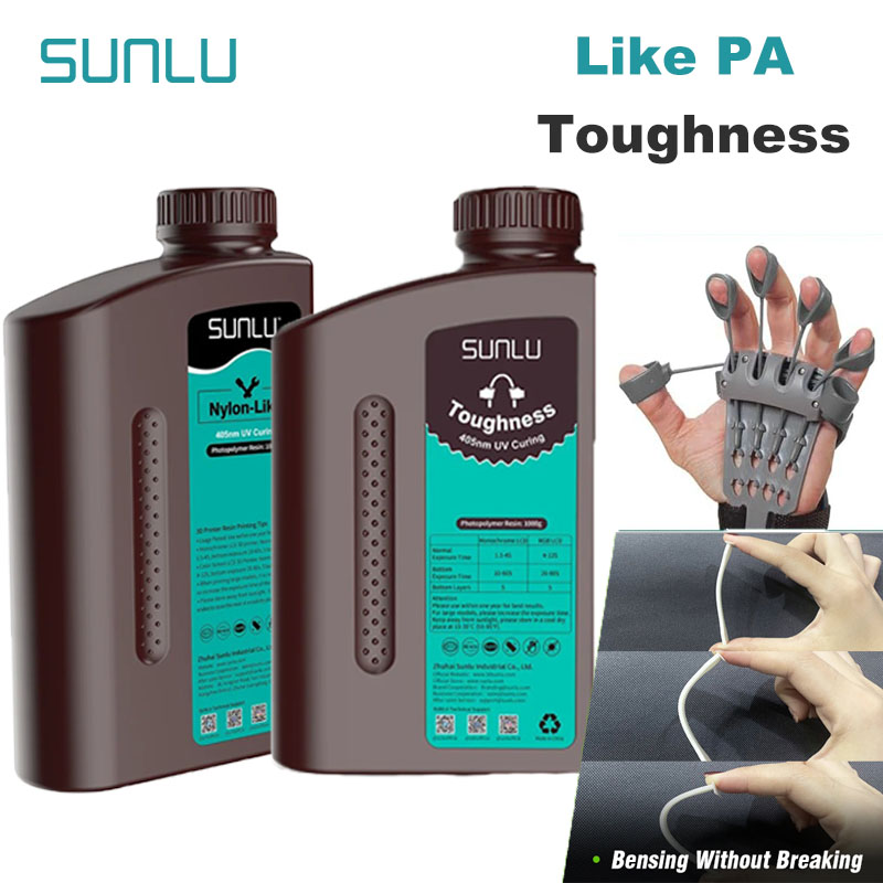 SUNLU 1KG Nylon-Like/Toughness - огляд і ціна 3D Printing Uv Sensitive Resin