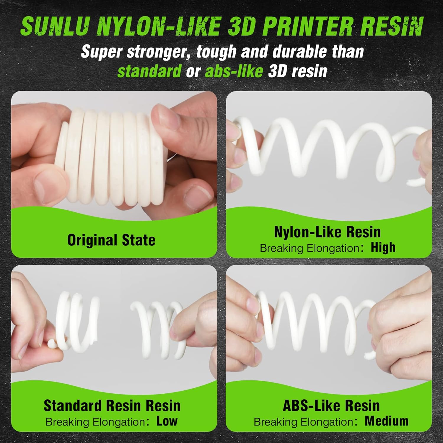SUNLU 1KG Nylon-Like/Toughness - огляд і ціна 3D Printing Uv Sensitive Resin