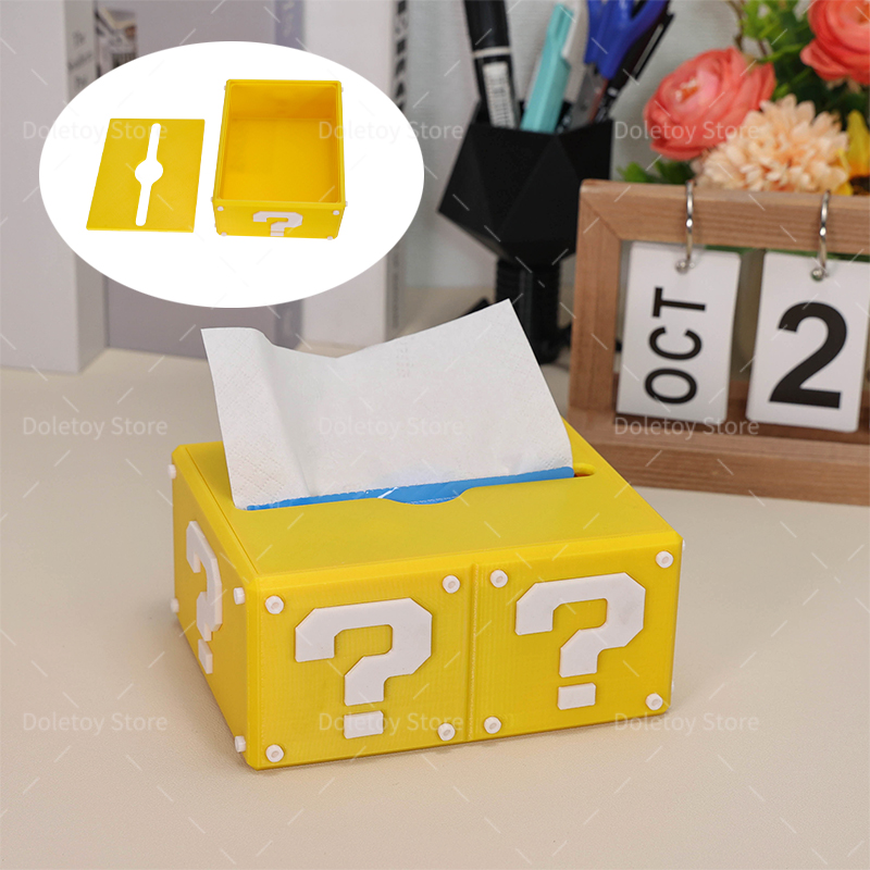Question Mark Block Tissue Box - огляд і ціна 3D Printing Question