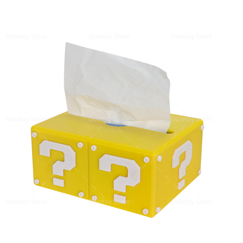 Question Mark Block Tissue Box - огляд і ціна 3D Printing Question
