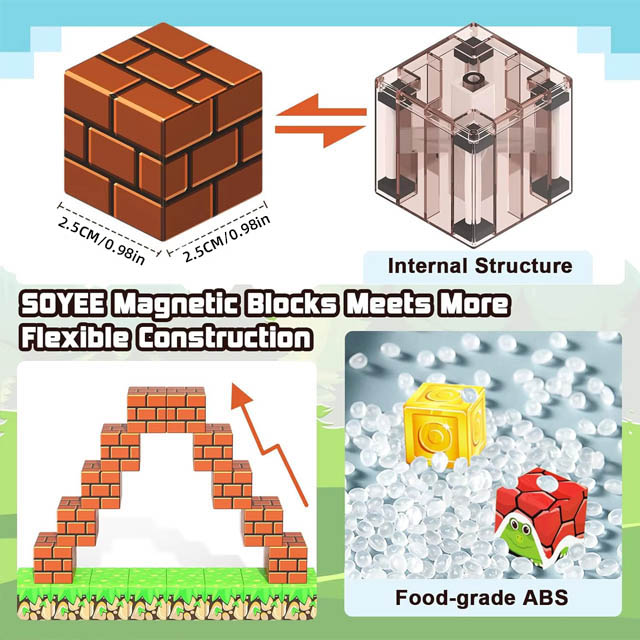 3D Magnetic Pixel Building Set - огляд і ціна 3D Printing Lego