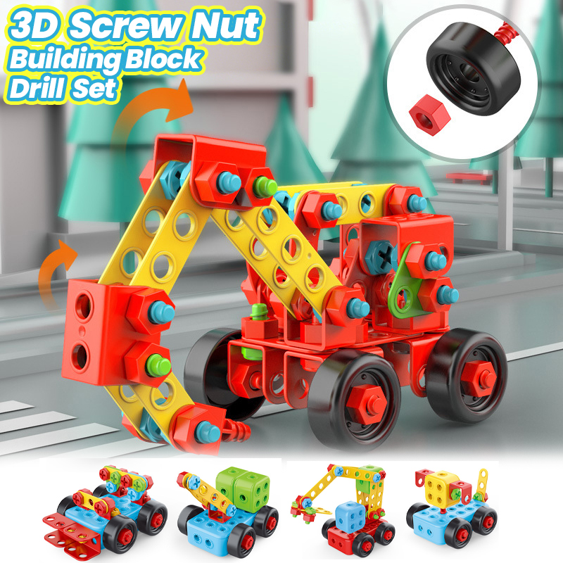 Drill Screwing Building Block  - огляд і ціна 3D Printing Lego