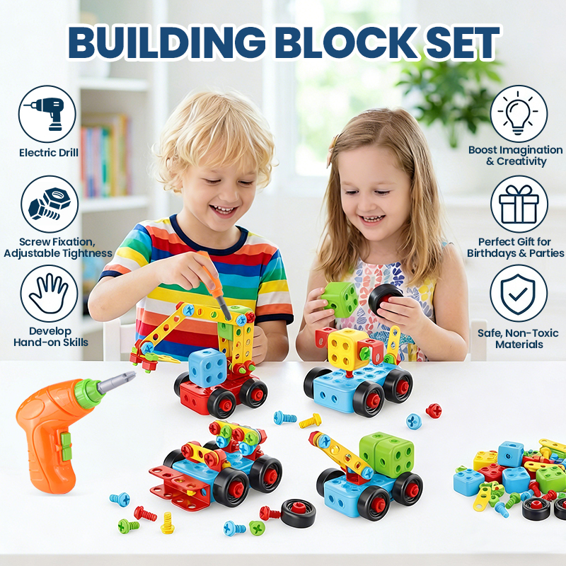 Drill Screwing Building Block  - огляд і ціна 3D Printing Lego