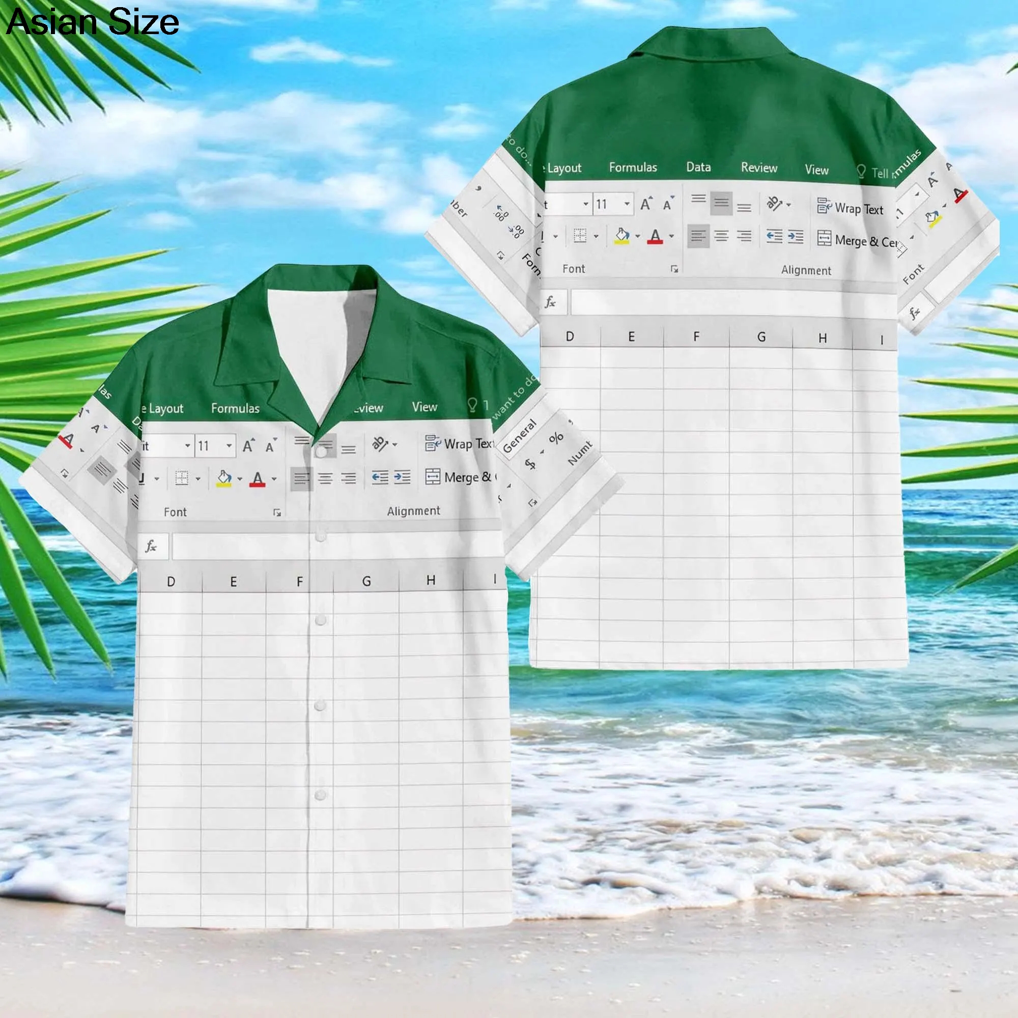 Excel Hawaiian Shirt Men's Fas - огляд і ціна 3D Printing Design Software