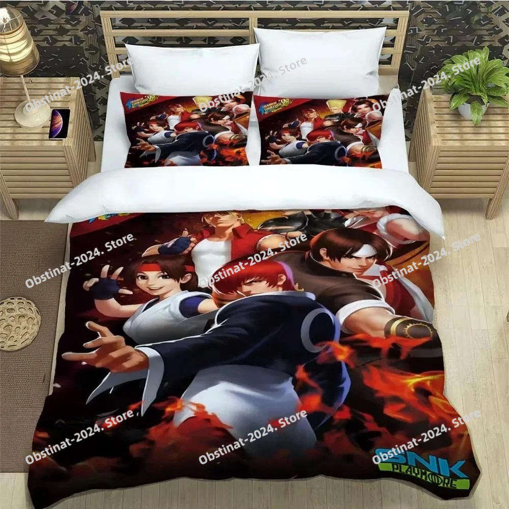 KOF Game Cartoons 3D Bedding S - огляд і ціна 3D Printing Quilting