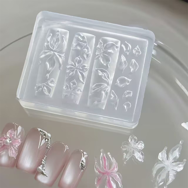 [F] 1 Pcs 3D Ice Crystal Flowe - огляд і ціна 3D Printing Nails