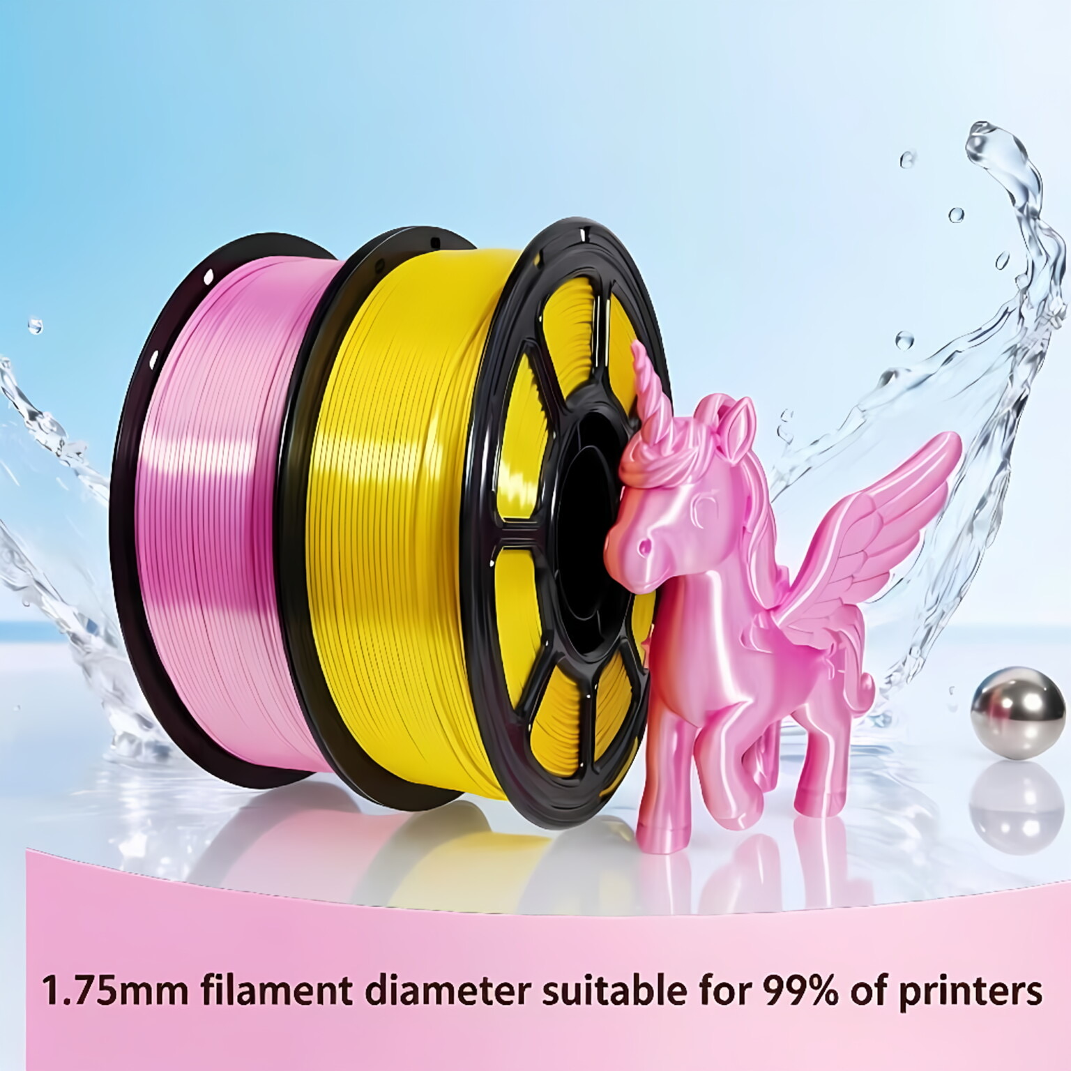 Wholesale 1KG Silk PLA Filamen - огляд і ціна 3D Printing Ender