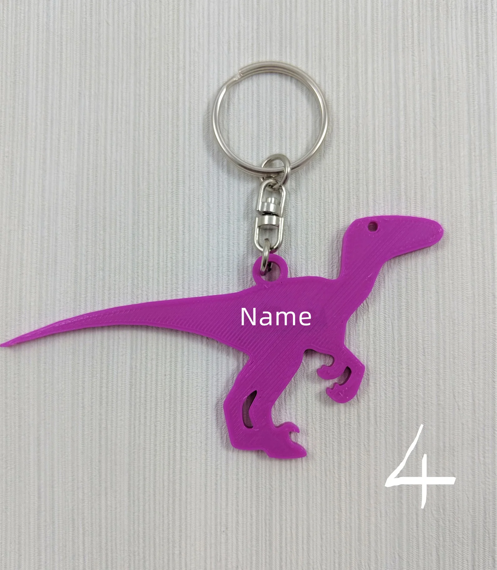 Custom Name Keychains 3D Print - огляд і ціна 3D Printing Keychain