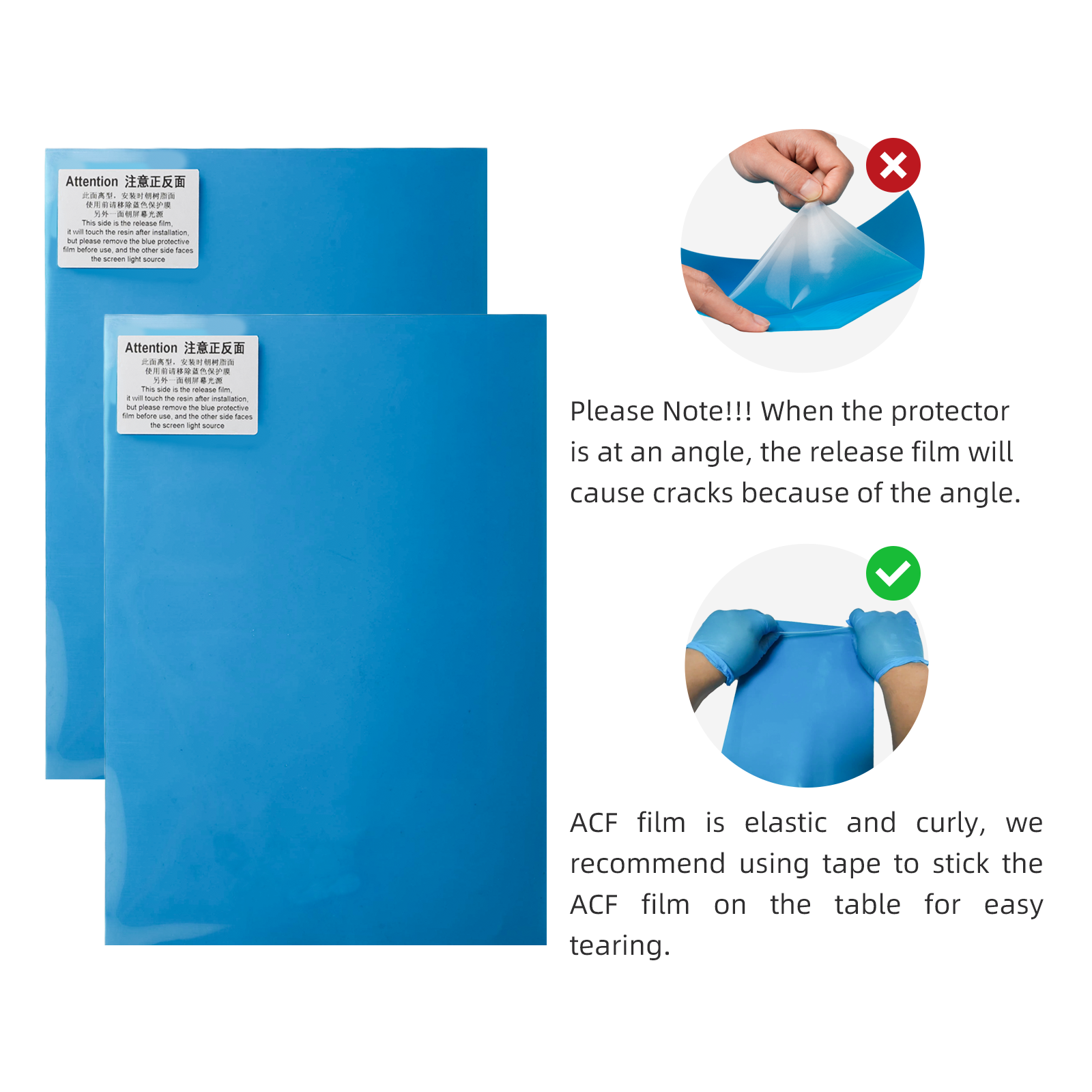 3PCS ACF Film For 3D Printers  - огляд і ціна 3D Printing Uv Sensitive Resin