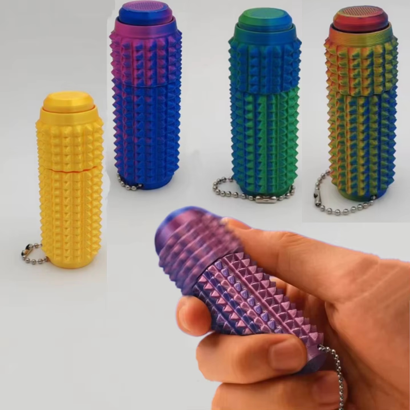 Funny 3D Printed Spiky Fidget  - огляд і ціна 3D Printing Keychain