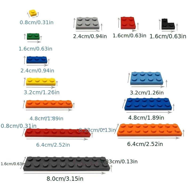 [42Pcs]【50g】 78443 2x6 Wedge P - огляд і ціна Build Plate