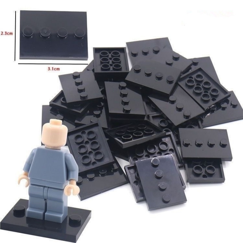 50PCS City Figures Stand 3X4 D - огляд і ціна Build Plate