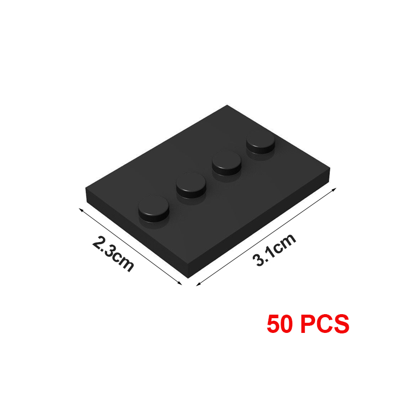 50PCS City Figures Stand 3X4 D - огляд і ціна Build Plate