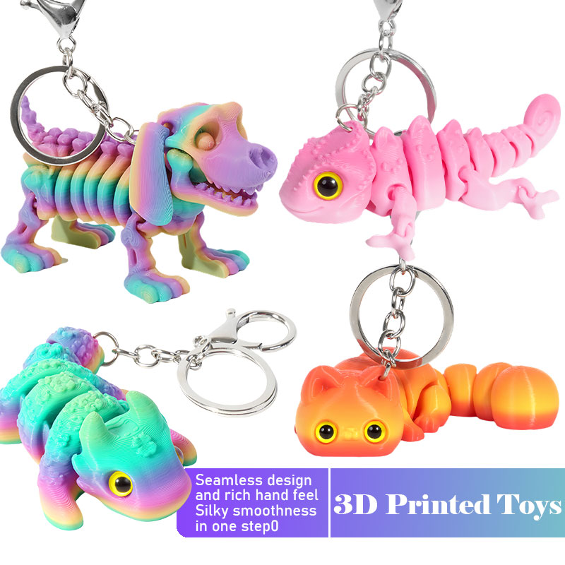 3D Printed Chameleon Keychain  - огляд і ціна 3D Printing Keychain