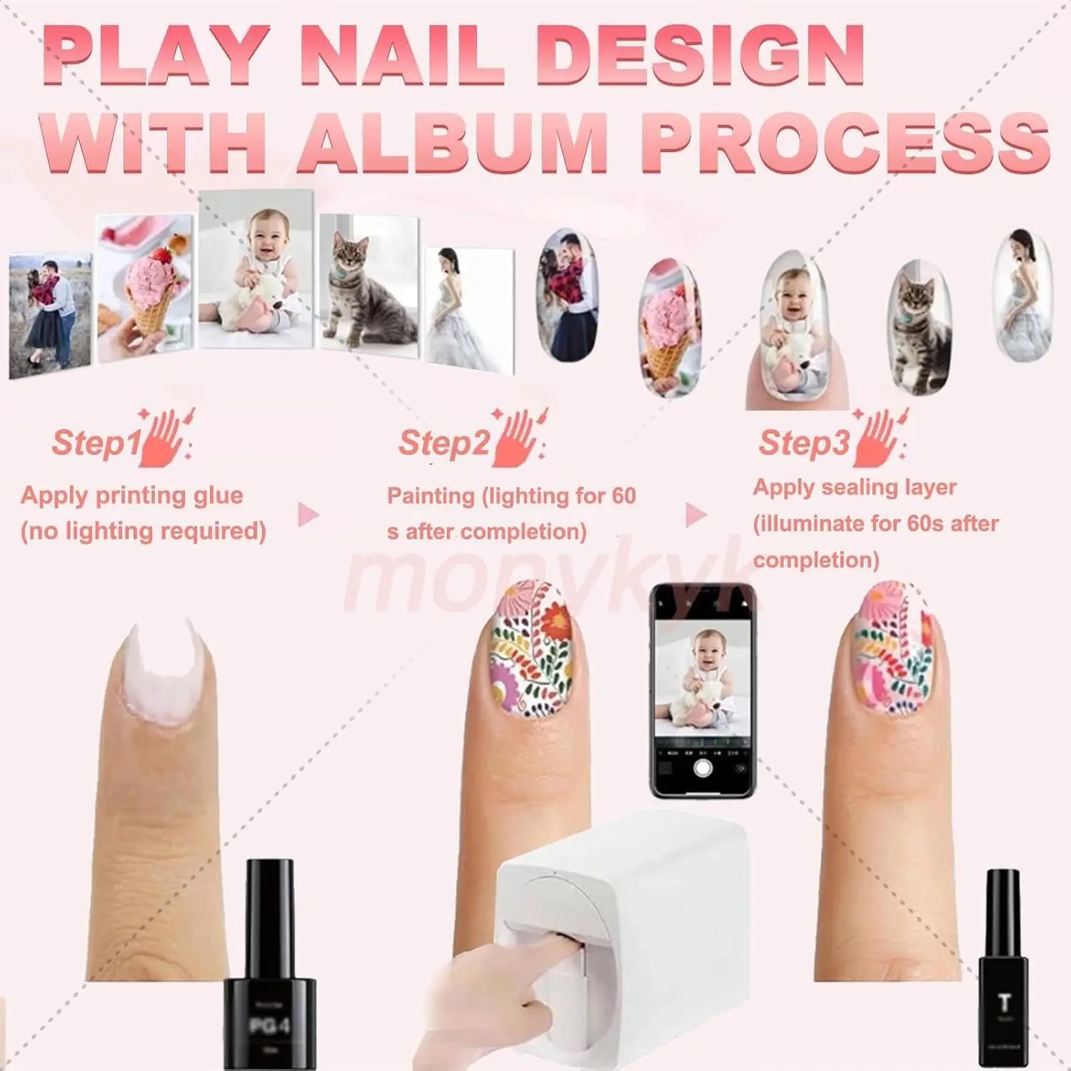 O2nails Nail Printer Machine K - огляд і ціна 3D Printing Design Software