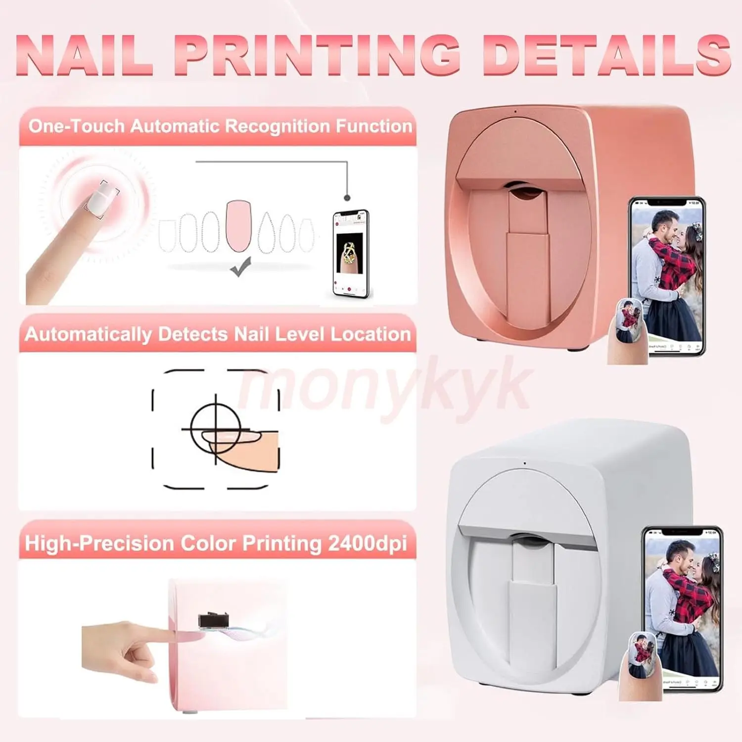 O2nails Nail Printer Machine K - огляд і ціна 3D Printing Design Software