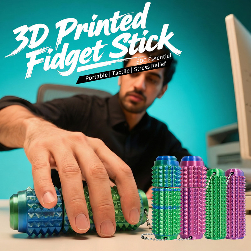 3D Printed Little Ouchie Fidge - огляд і ціна 3D Printing Keychain