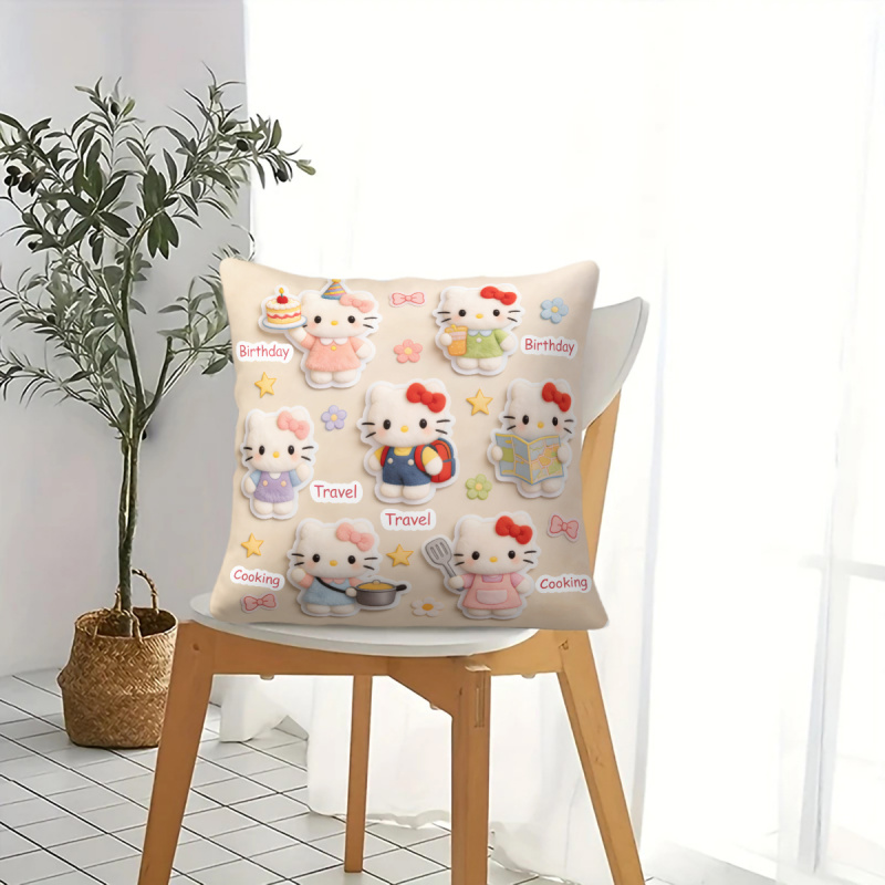 Sanrio Hello Kitty Throw Pillo - огляд і ціна 3D Printing With Pp