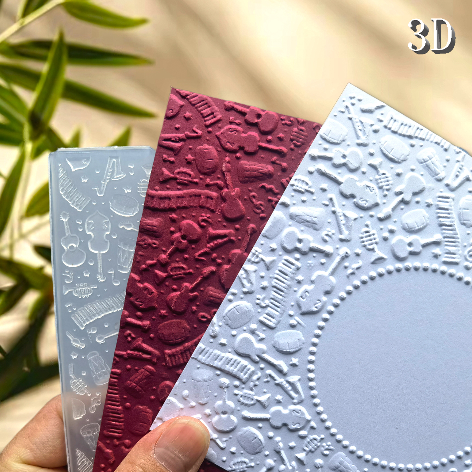 3D Embossed Folder - White, Mu - огляд і ціна 3D Printing With Pp