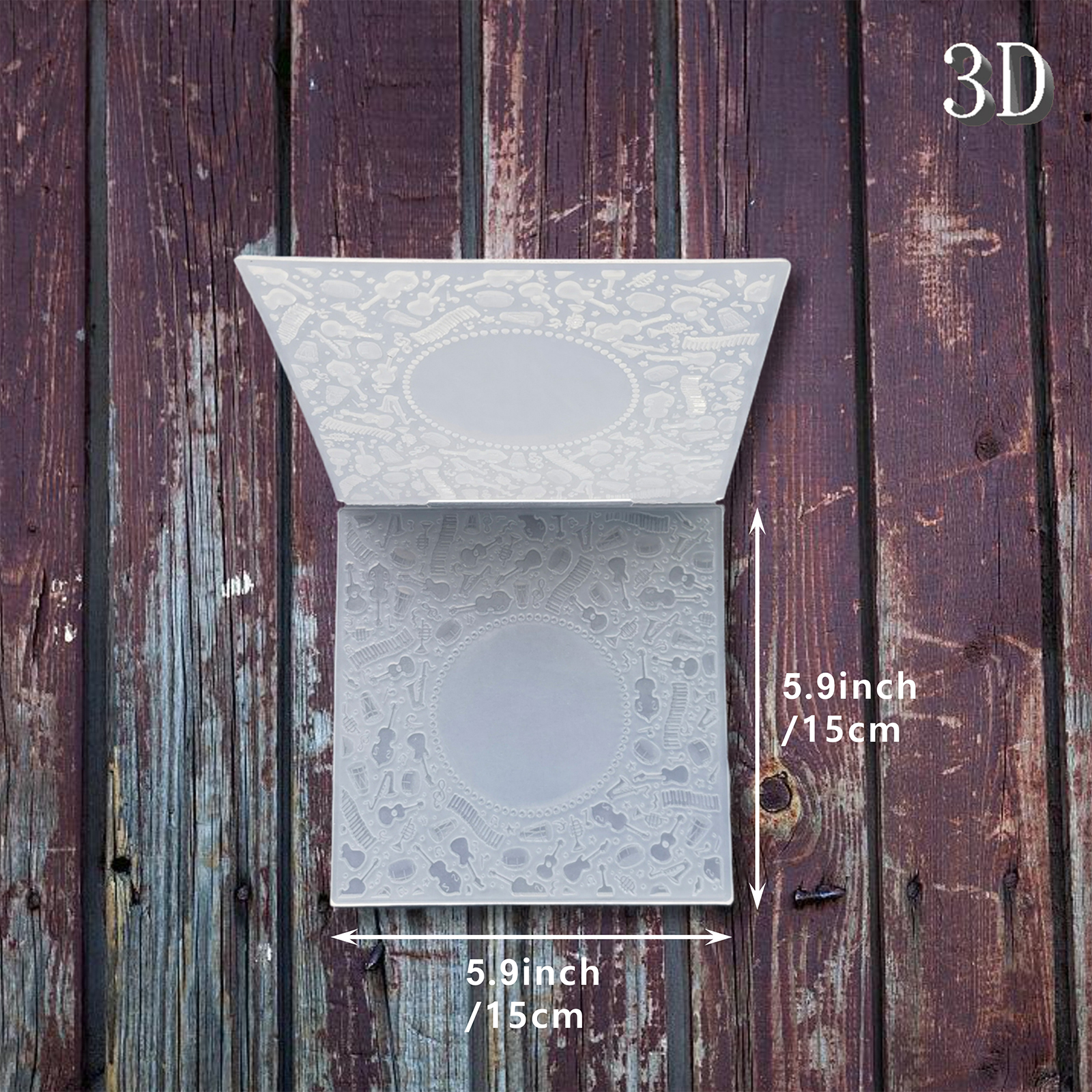 3D Embossed Folder - White, Mu - огляд і ціна 3D Printing With Pp
