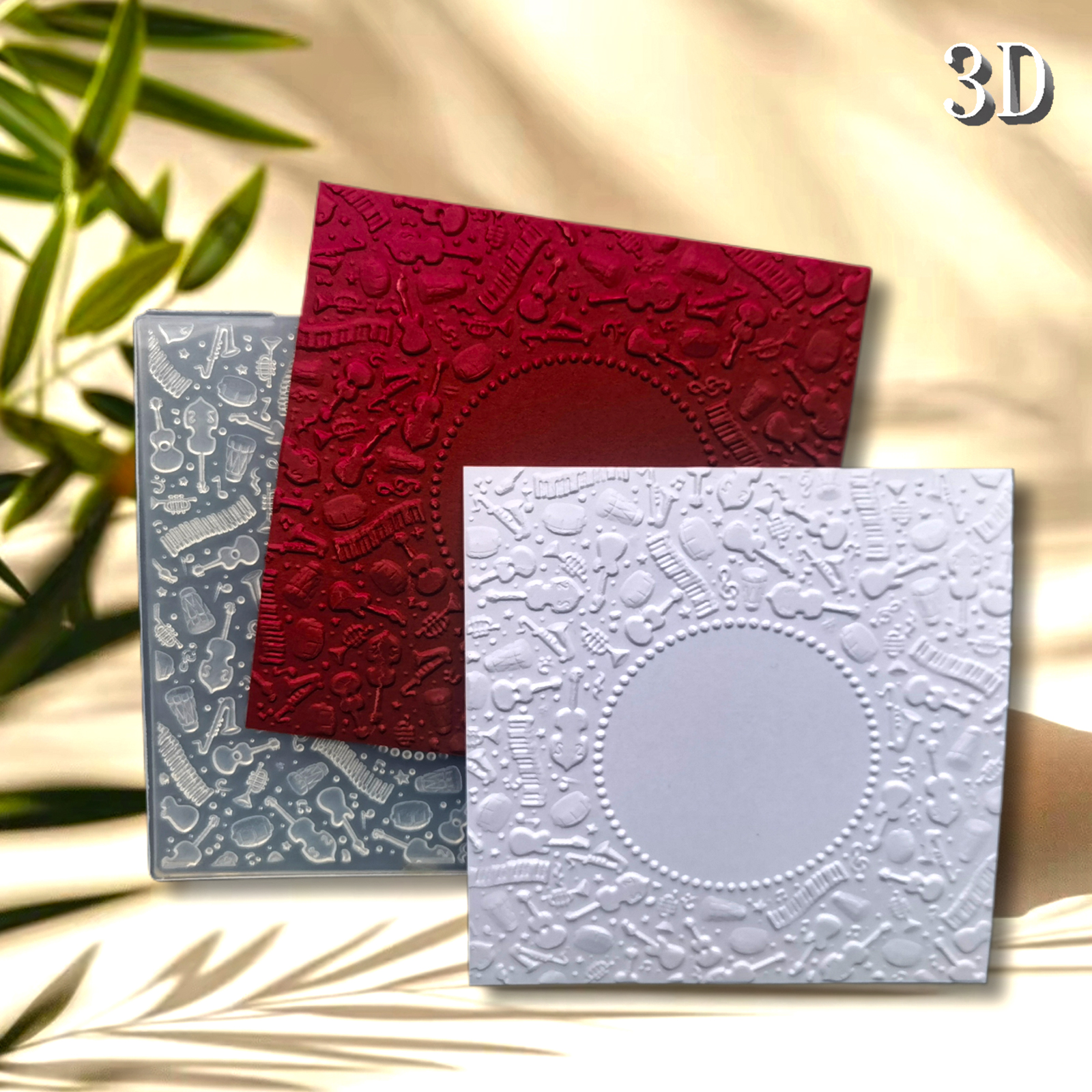 3D Embossed Folder - White, Mu - огляд і ціна 3D Printing With Pp
