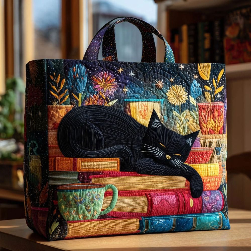 New Cat Pattern Quilted Tote B - огляд і ціна 3D Printing Quilting