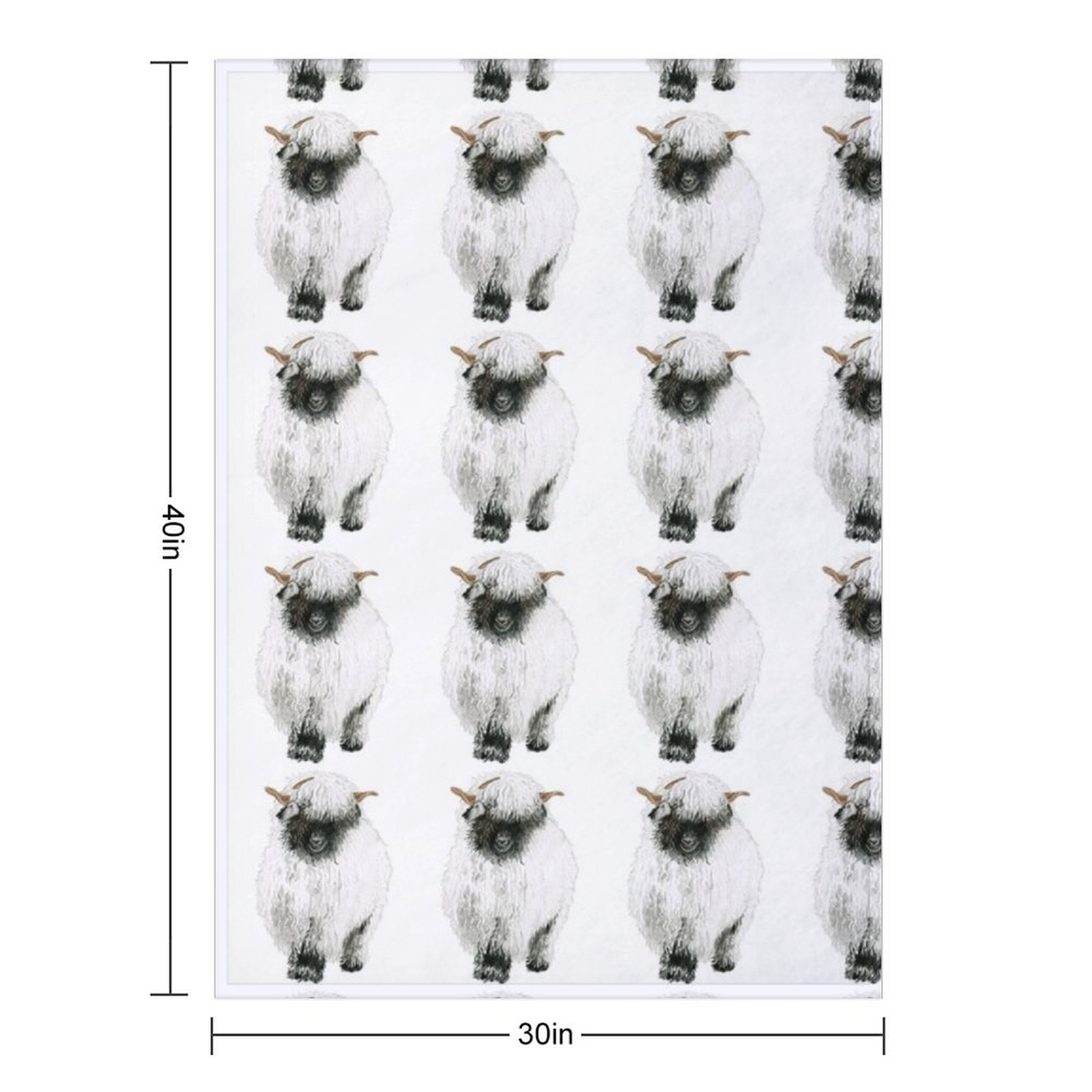 Valais Blacknose Sheep Drawing - огляд і ціна 3D Printing Quilting