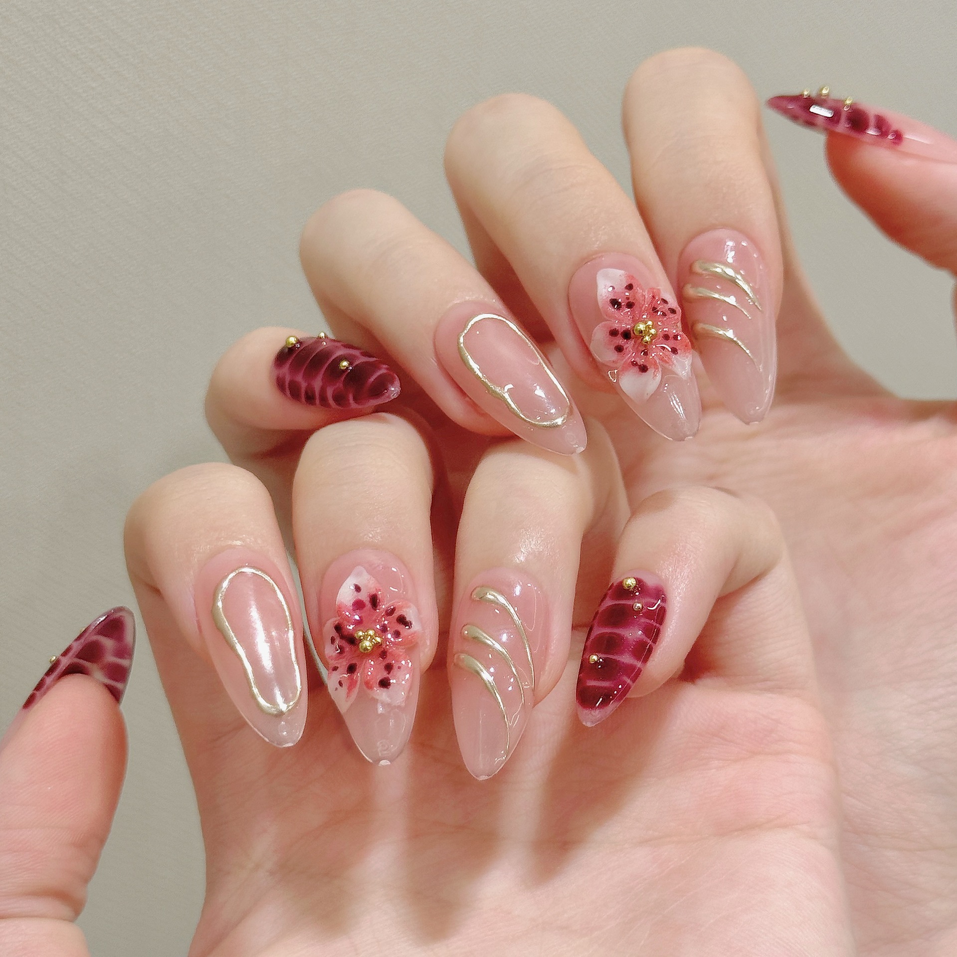 10pcs Crocodile Print French S - огляд і ціна 3D Printing Nails