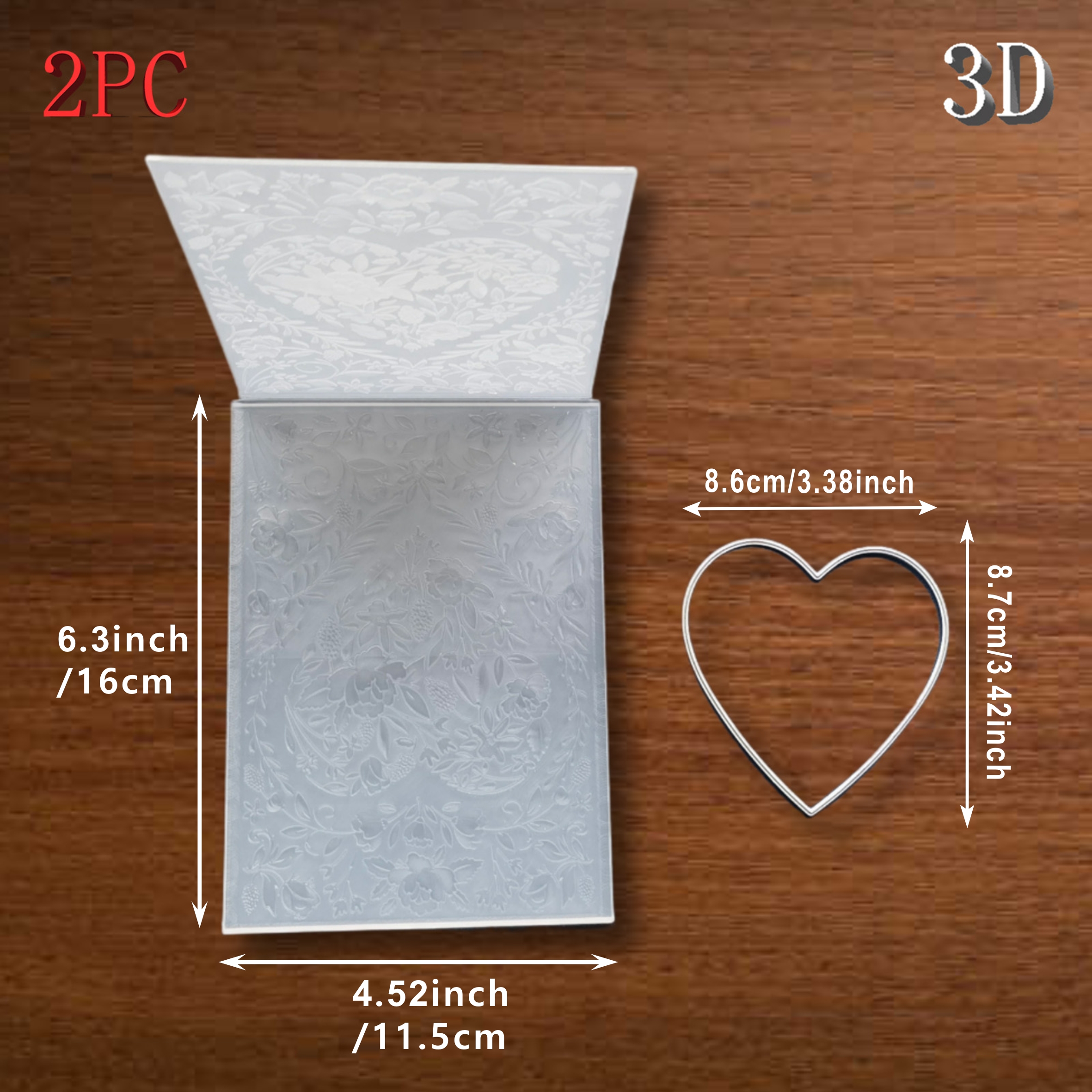 Heart shaped Flower Feast -3D  - огляд і ціна 3D Printing With Pp