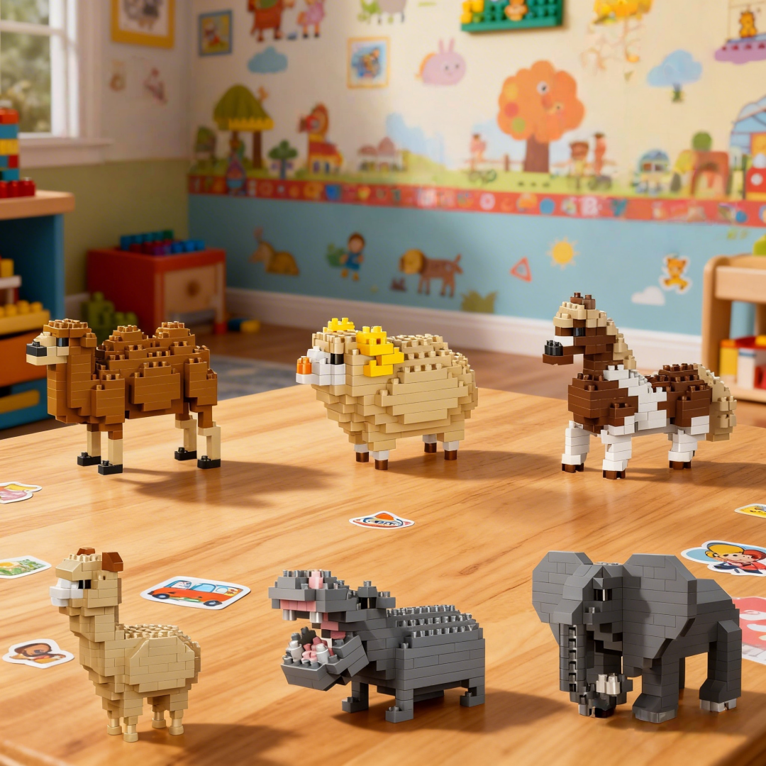 3D Mini Zoo Micro Building Blo - огляд і ціна 3D Printing Lego