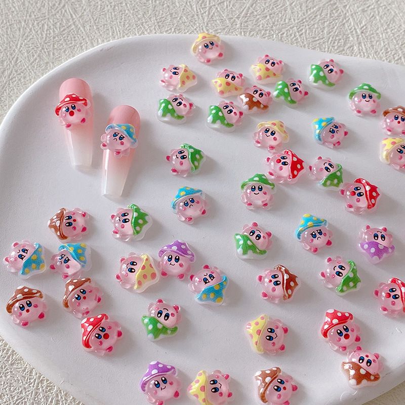 2/10/20pcs Kirby Nail Charms 3 - огляд і ціна 3D Printing Nails
