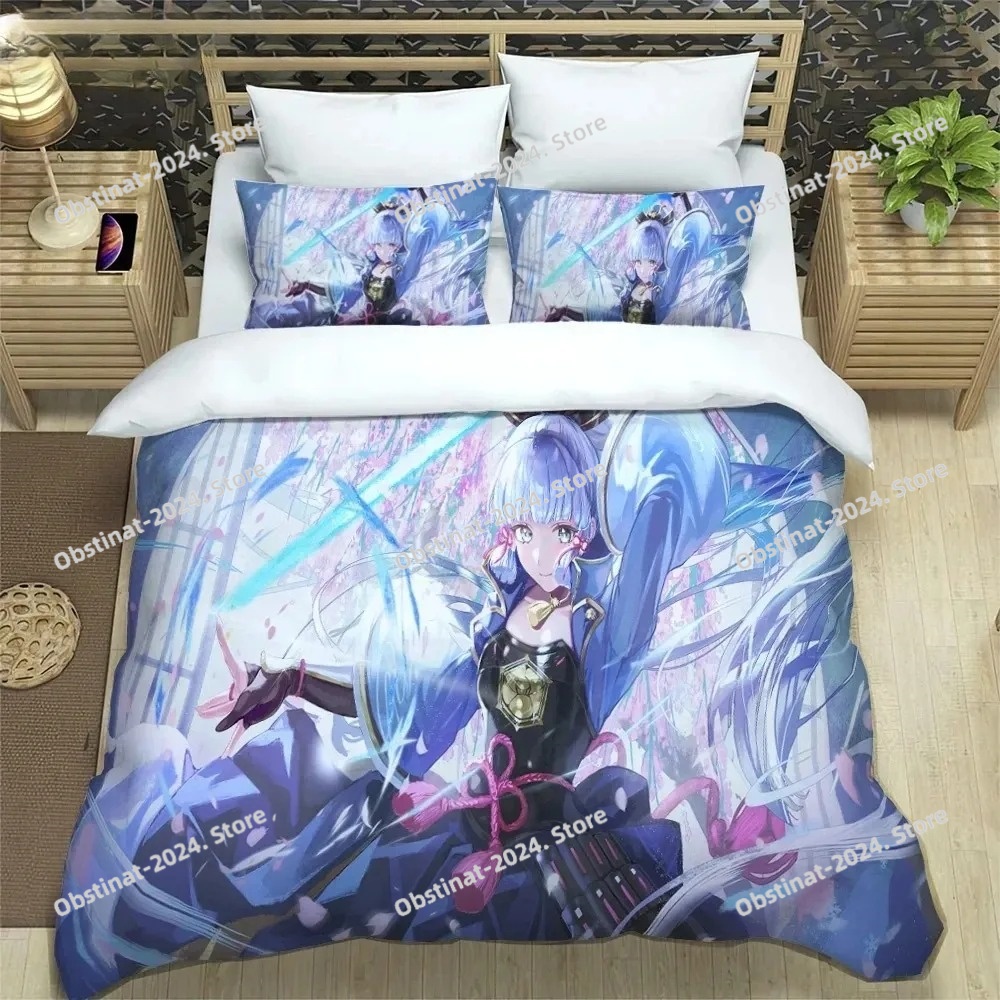 3D Anime Genshin Impact Beddin - огляд і ціна 3D Printing Quilting