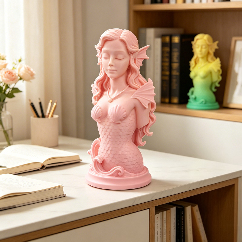 Mermaid Sea Goddess 3D Printed - огляд і ціна 3D Printing Cafe