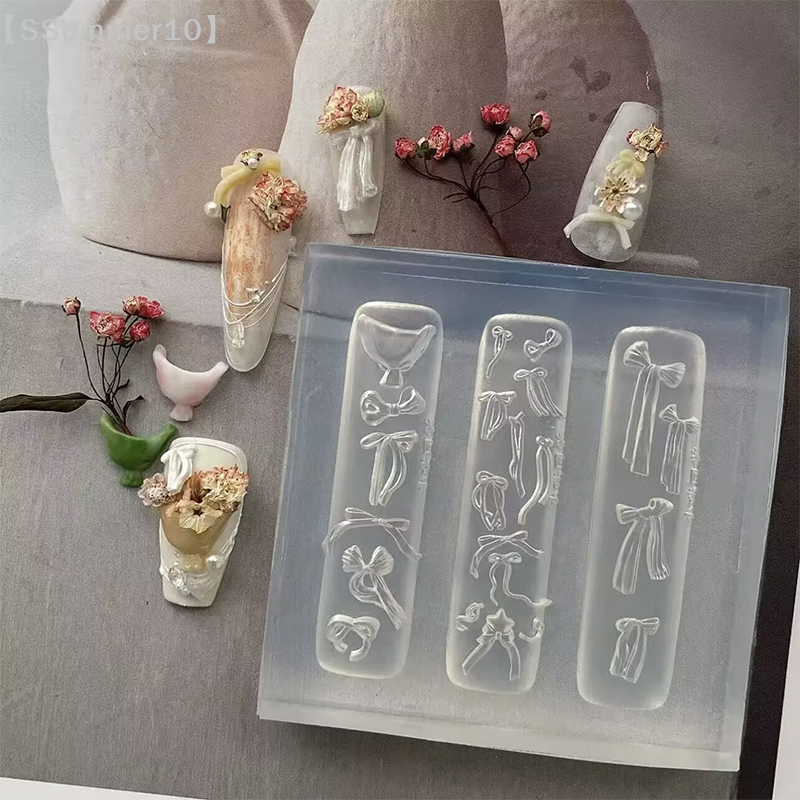 【SSummer10】Silicone Bow Rose F - огляд і ціна 3D Printing Nails