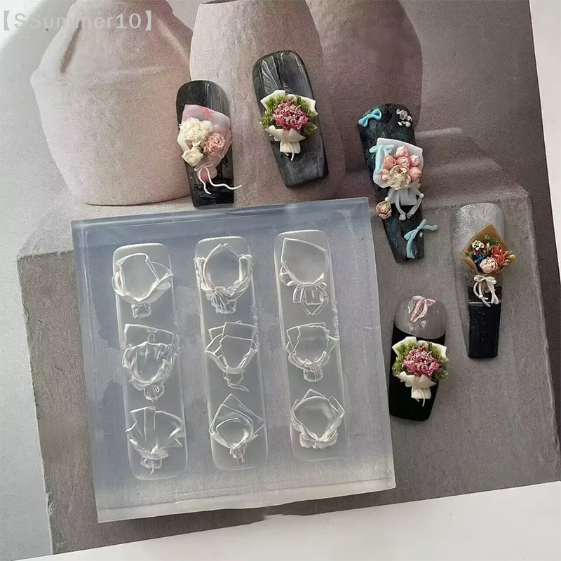 【SSummer10】Silicone Bow Rose F - огляд і ціна 3D Printing Nails
