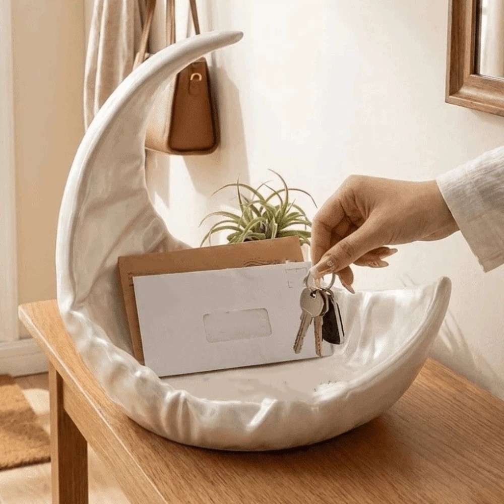 Moon-Shaped Jewelry Storage Tr - огляд і ціна 3D Printing With Pp