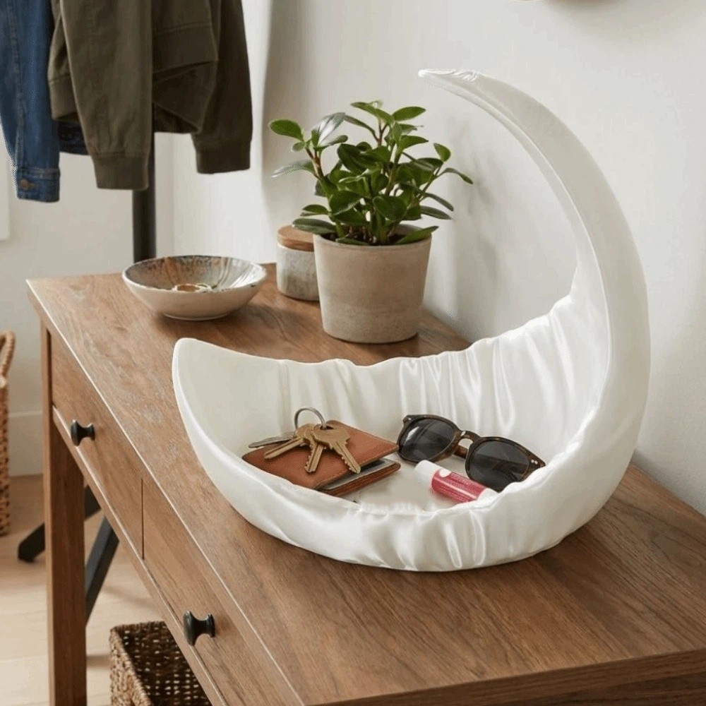 Moon-Shaped Jewelry Storage Tr - огляд і ціна 3D Printing With Pp
