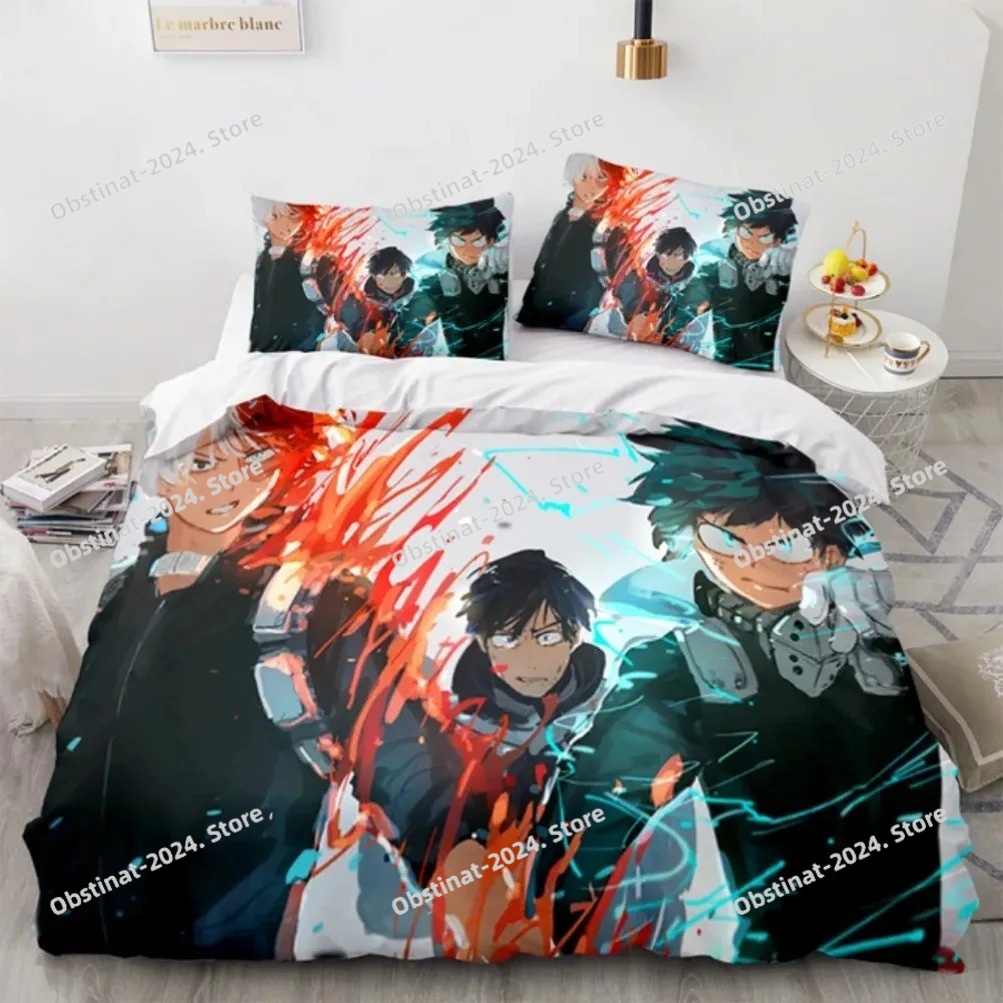 Hero Academia 3D Bedding Set D - огляд і ціна 3D Printing Quilting