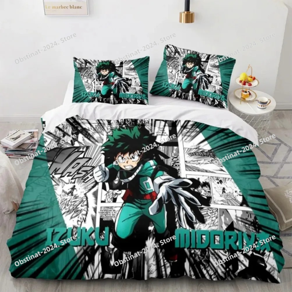 Hero Academia 3D Bedding Set D - огляд і ціна 3D Printing Quilting